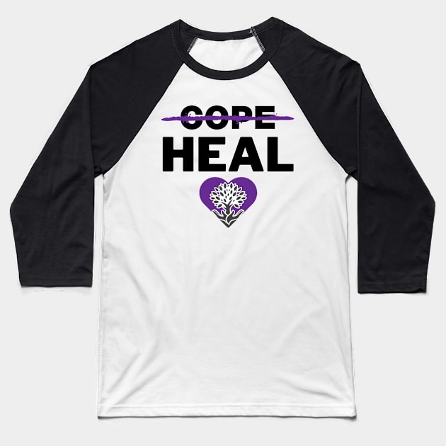 Time to Heal Baseball T-Shirt by The Labors of Love